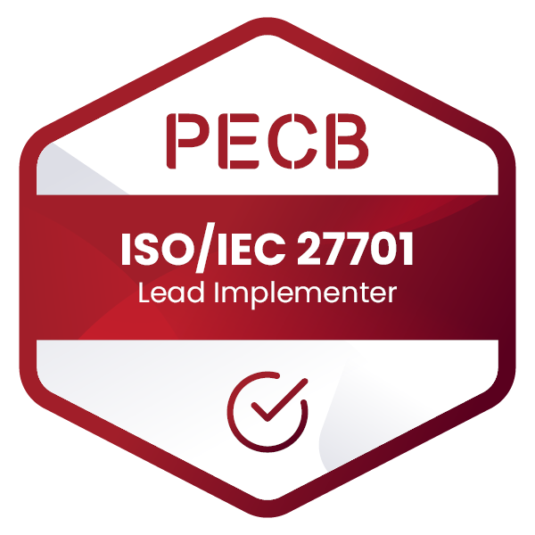 ISO 27701 Lead Implementer badge